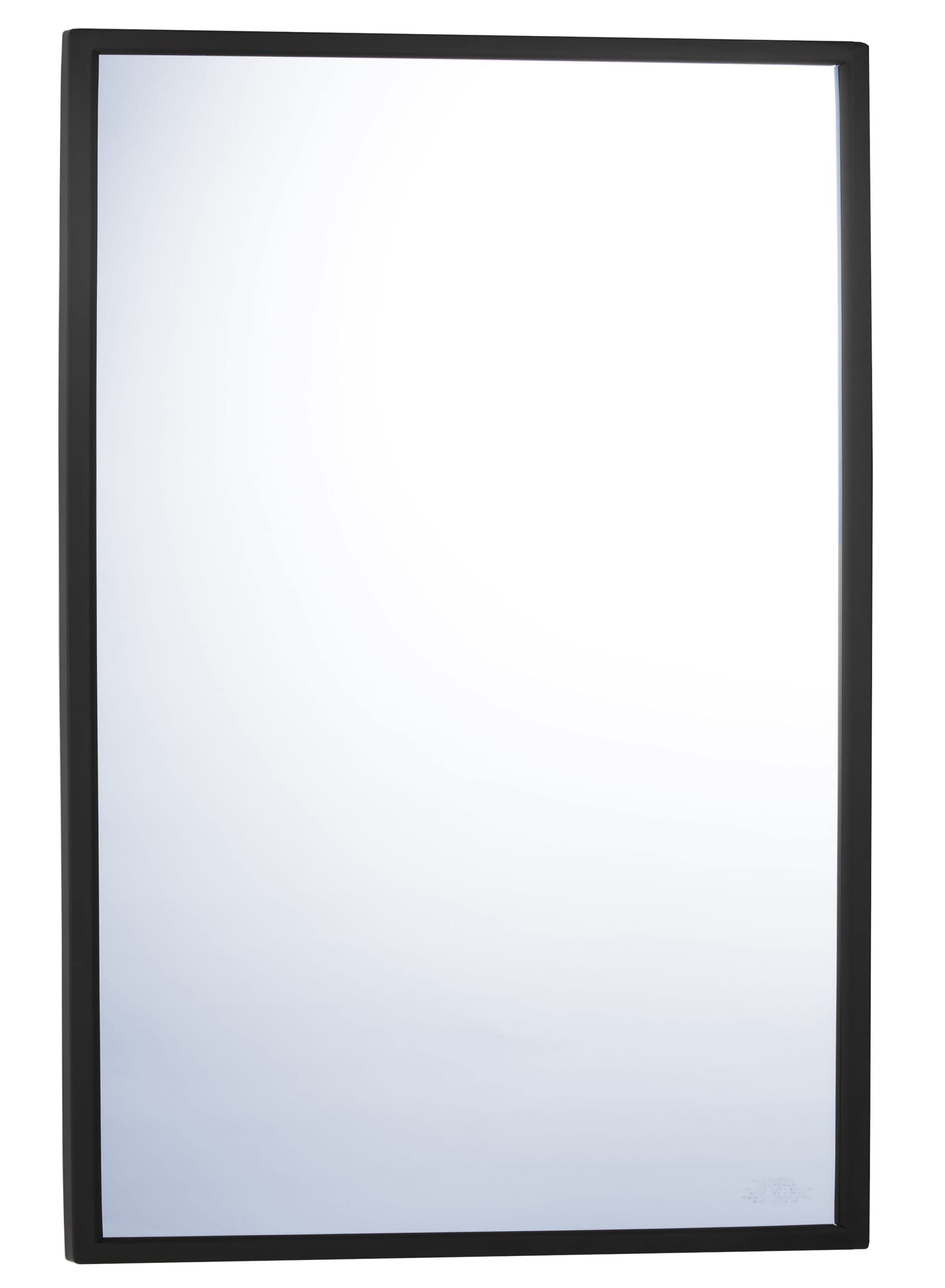 Choice Builder Solutions Bobrick B-290 1830.MBLK - 18x30 Welded Frame Mirror - Matte Black