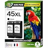 Compatibilité imprimantes : pour imprimantes HP utilisant la référence 45 51645AE.