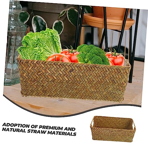 Cesta colgante de césped decorativa para almacenaje vertical en paredes y puertas pequeñas 3