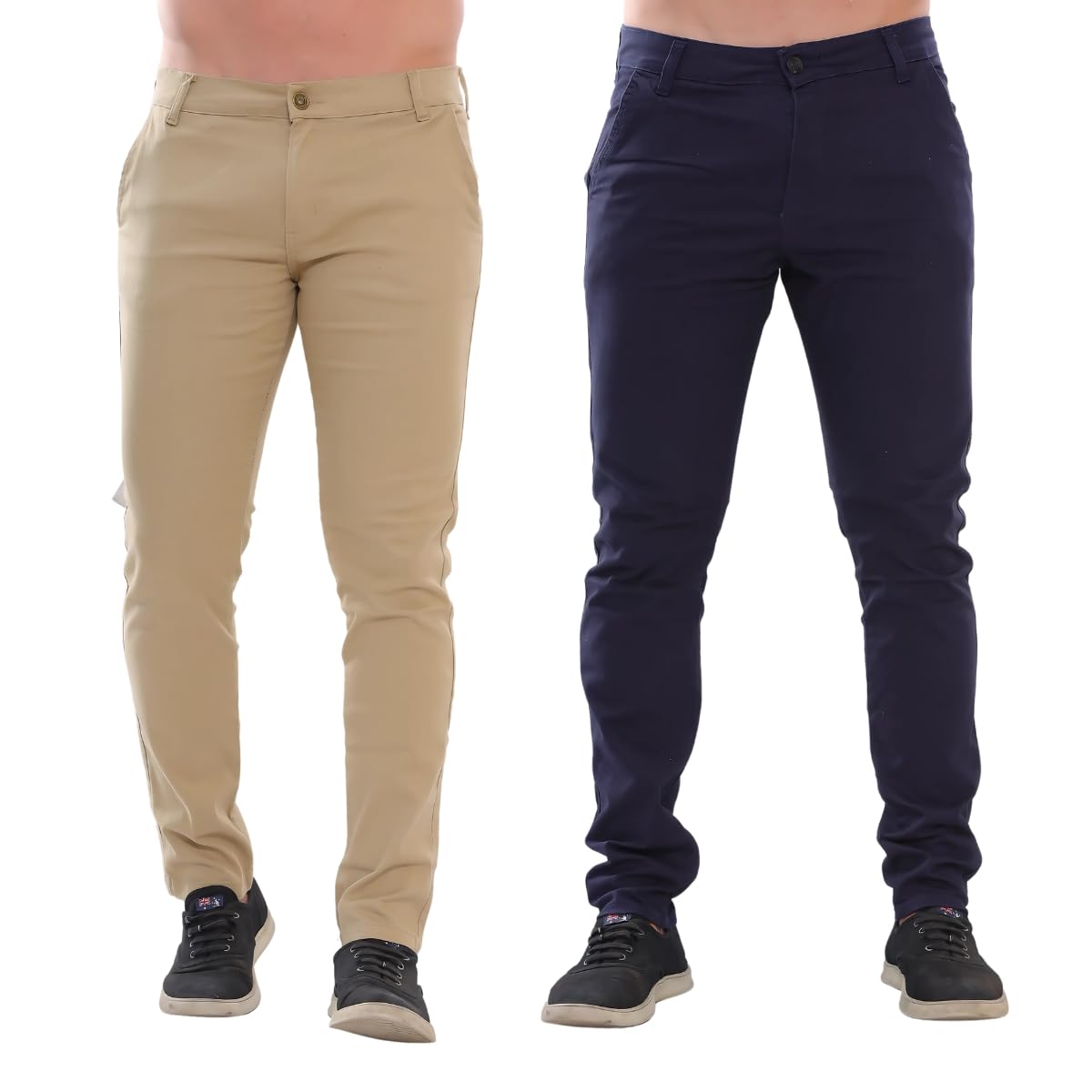 KIT 2 Calças Masculina de Sarja Social ou Jeans, Modelo Slim Masculina, Corte de Afaiateria com Elastano em promoção! Veja a oferta e mais achadinhos de Calças 2 Hoje é o melhor dia para comprar KIT 2 Calças Masculina de Sarja Social ou Jeans, Modelo Slim Masculina, Corte de Afaiateria com Elastano com aquele preço maroto! Promoção! Aproveite a oferta! 2