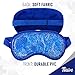 Thrive Eye Care Gel Bead Eye Mask Hot & Cold - Azure, 1 Count - Reusable Sleep Mask & Puffiness Relief - Cold Compress & Warm Wrap for Migraines, Dryness & Dark Circles