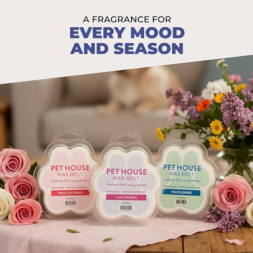 Image of Pet House Wild Blueberries Summer Scented Wax Melts - Long-Lasting Plant Based /Soy Wax Melts for Pet Odor Pack of 2