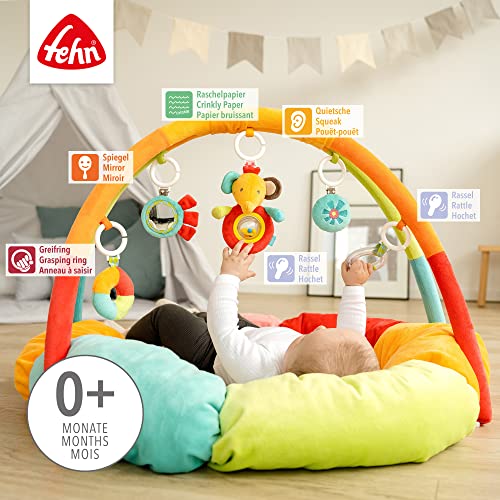 Fehn 3D-Activity-Nest Safari – Weicher Spielbogen für Babys – Ansicht 3