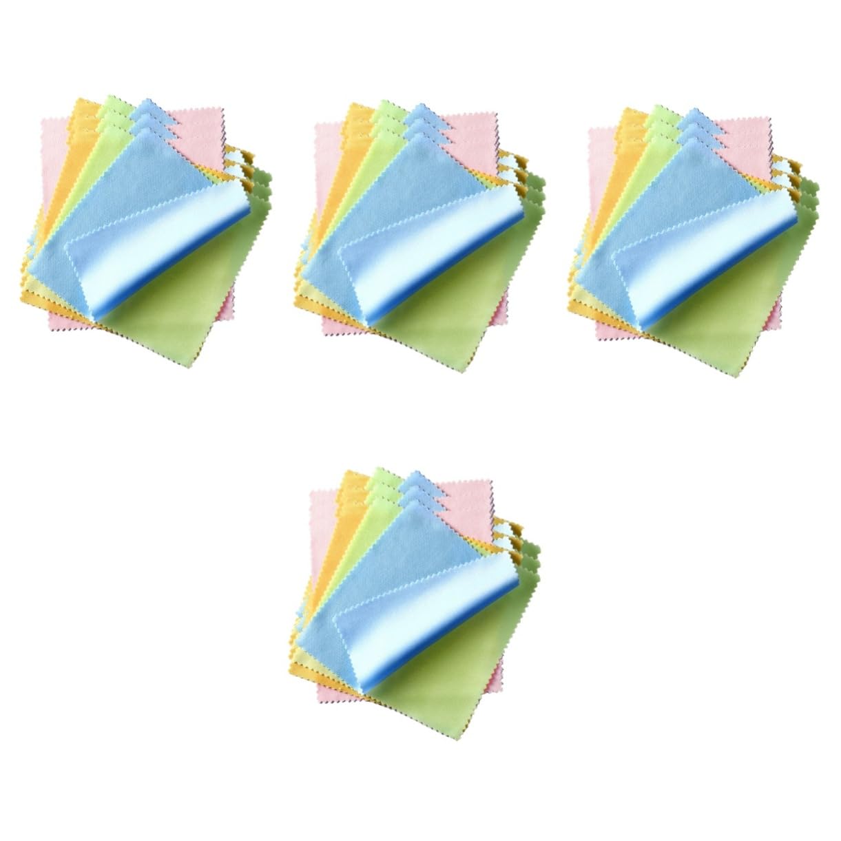 Healeved 400piezas Paquete De Paños De Microfibra Para Limpieza De Gafas Eficaz Para Pantallas y Lentes Compactos y Portátiles Para Uso Diario Limpieza De Huellas y Polvo