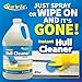 STAR BRITE Instant Hull Cleaner - Easily Remove Stains, Scum Lines & Grime for Boat Hulls, Fiberglass, Plastic & Painted Surfaces - Wipe On, Rinse Off Formula - 128 Ounce Gallon (081700)