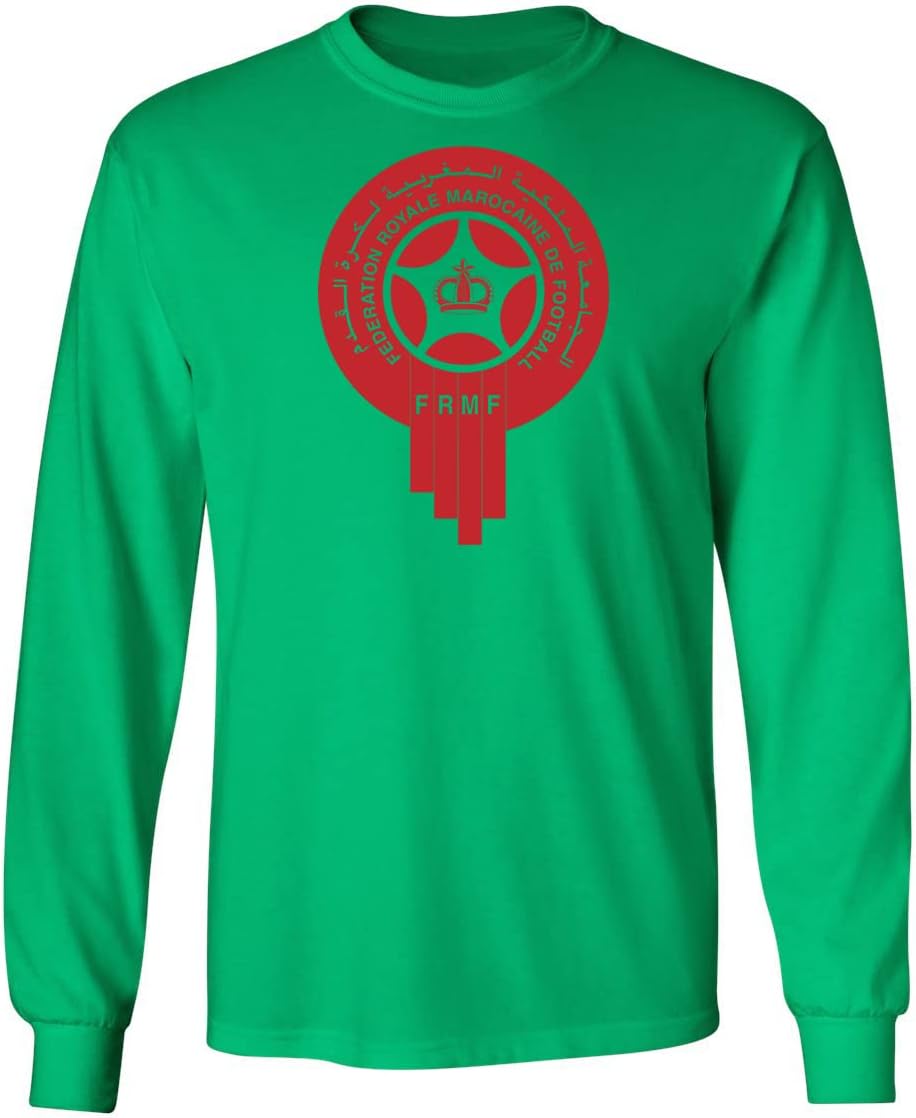 FLAURA Morocco Soccer #2 Hakimi World Football Fans Adult Long Sleeve Tshirt