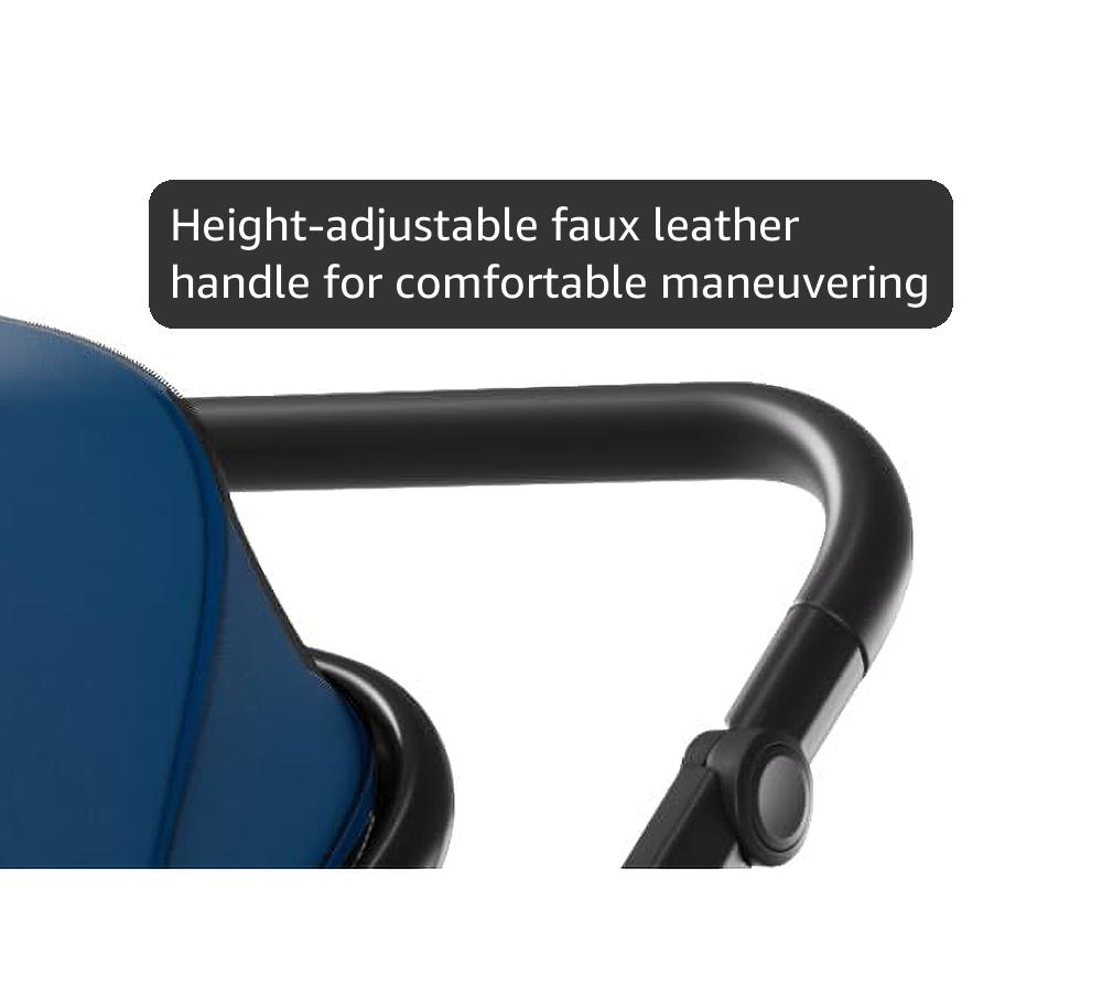 Mompush Meteor2 Baby Stroller 2-in-1 with Bassinet Mode, Compatible with Infant Car Seat Adapter Included, Full-Size Bassinet Strollers for Family Outings