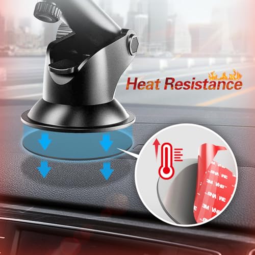 Sticky Adhesive Replacement for Dashboard Suction Cup Mount, 80mm (3.15") VOLPORT 4pcs Circle Double-Sided Extra Strong Adhesive Sticker Tapes for Dash/Camera/GPS/Ipad/Car Phone Sucker Holders