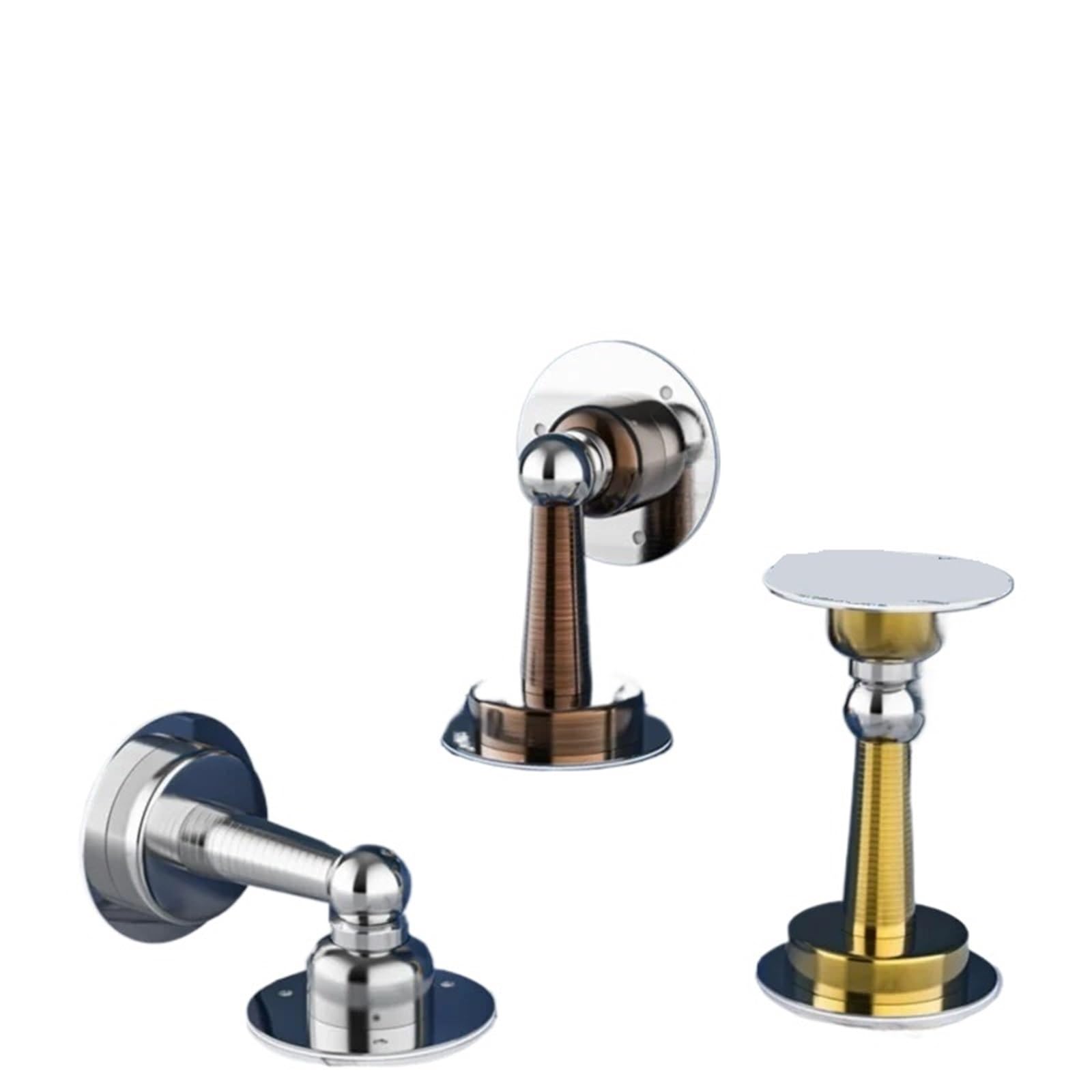 Kdhcvkz Bronze 1Pcs Stainless Steel Doorstop Door Stoppers Heavy Duty Stainless Steel Strong Magnetic Door Stopper