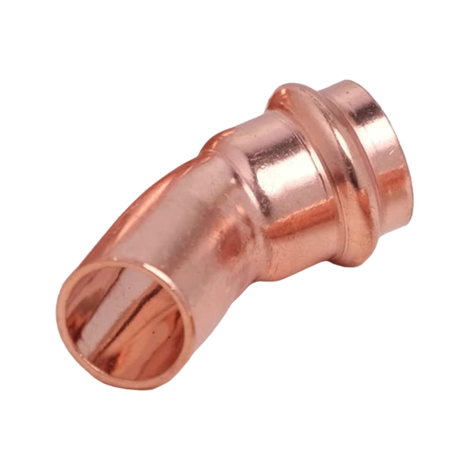 Tertioi 1 Pipe Fitting 45 Degree Copper Pipe Elbow Hot Water Supply Fitting Joint Ensures Stable Connection Endurance V-Shape Socket Elbow
