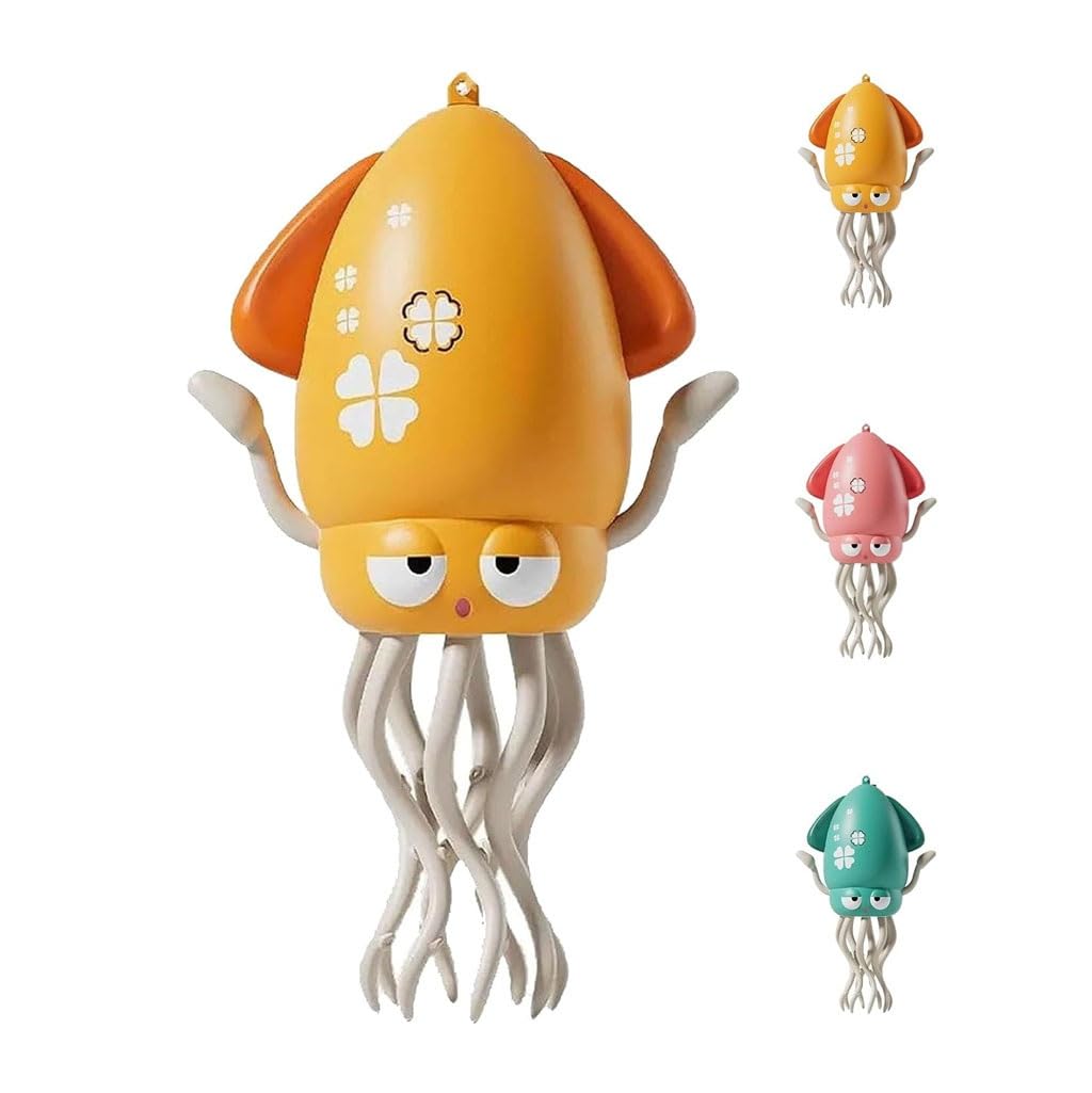 Songdiqi #A Dancing Octopus Toys, Walking Dancing Moving Octopus, Interactive Hypnotic Twisting, Obstacle Avoidance(#A)