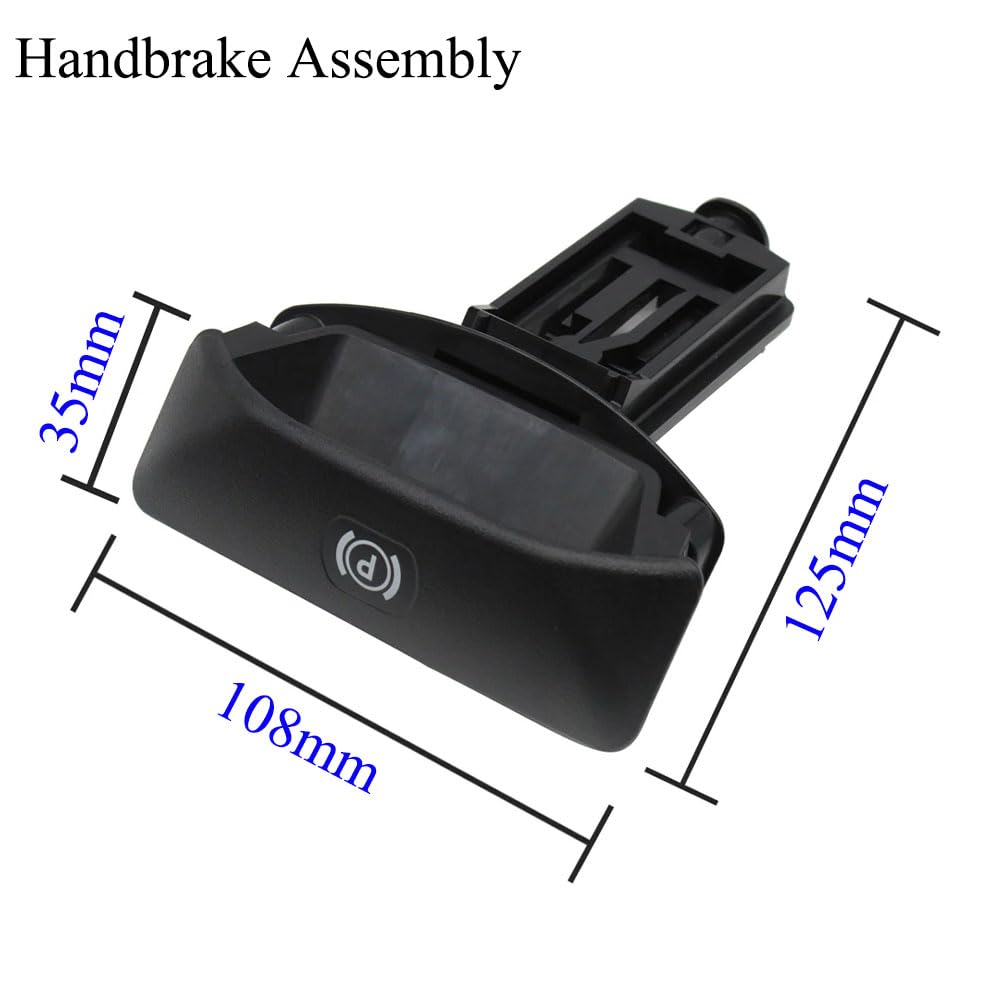 Maniglia di rilascio del freno a mano, leva del freno a mano, ricambio completo per Mercedes Benz C E GLK CLS Classe W204 W212 W207 W218 X204 2044270020, nero