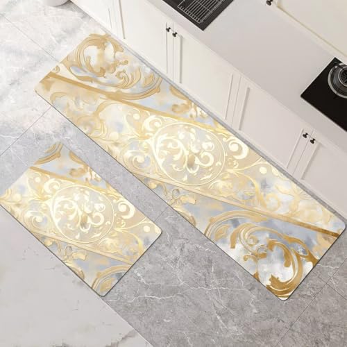 Alfombras de cocina lavables de 50x80cm que evitan resbalones y absorben el agua al instante 2