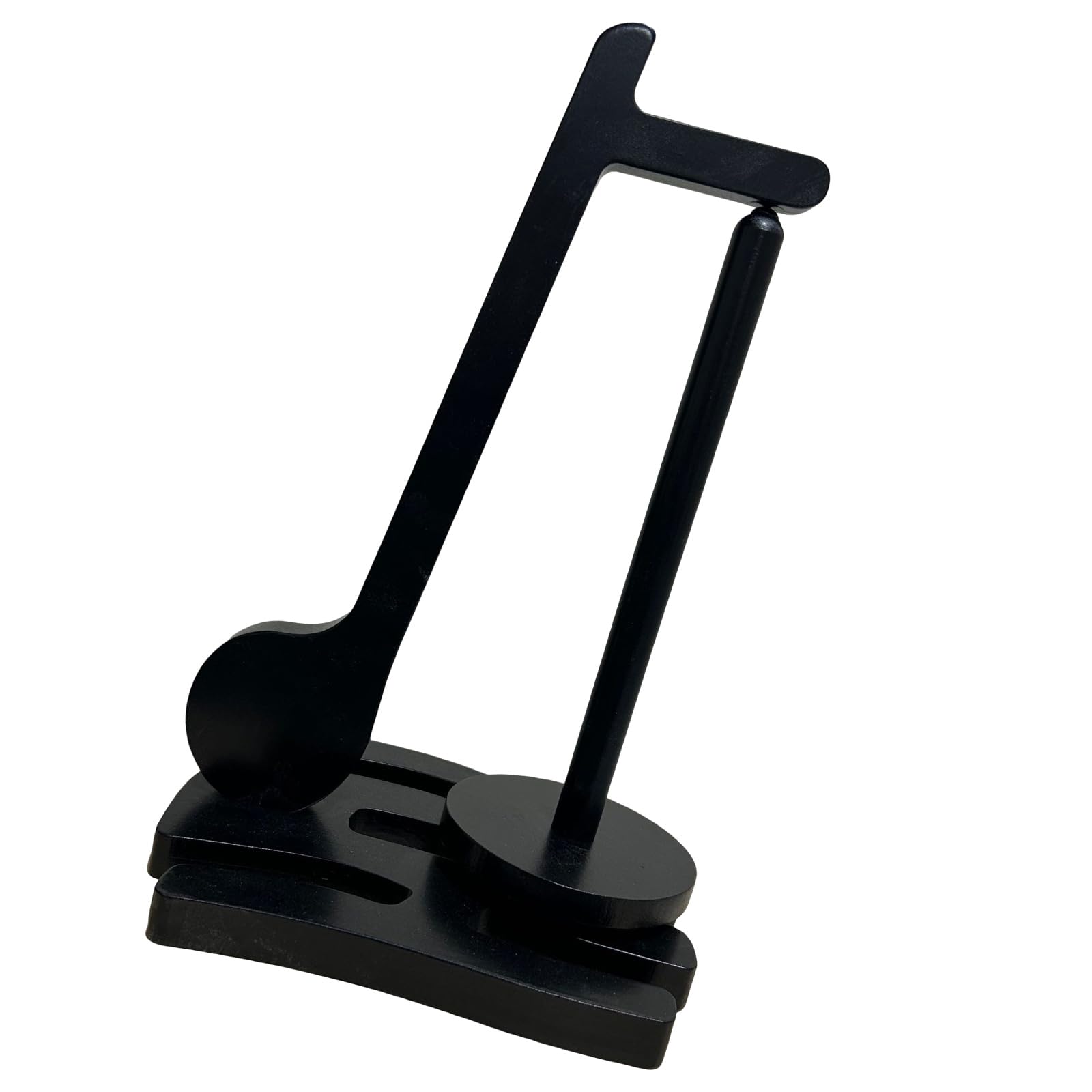 Nucelit Musical Note Shape Yarn Holder Wood Yarn Holder Rotating Thread Spool Stand Dispenser for Crocheting Knitting Spool
