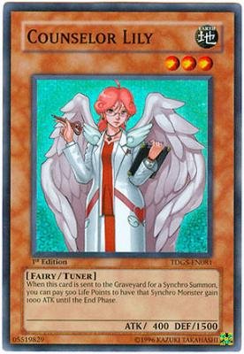 Yu-Gi-Oh! - Counselor Lily (TDGS-EN081) - The Duelist Genesis - 1st Edition - Super Rare