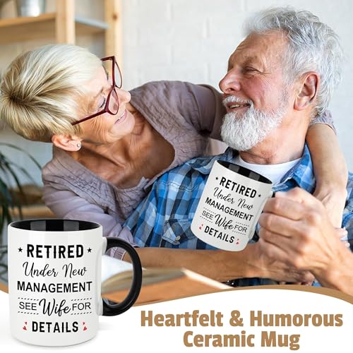 Image of Launrada Retirement Gifts for Men 2026 Retired Gifts for Men Happy Retirement Decorations for Man The Legend has Retired Gift Ideas for Man Includes Mug Hat Candle Socks Dice