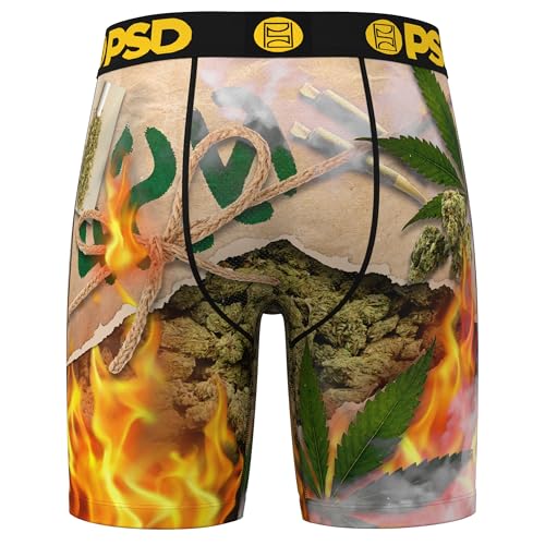 PSD Men's Recreational Print Boxer Briefs - 7 Inch Inseam Breathable and Supportive Men's Underwear4
