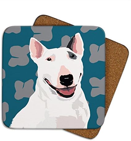 Bull Terrier Coaster by Leslie Gerry