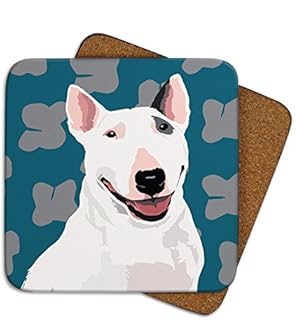 Bull Terrier Coaster by Leslie Gerry