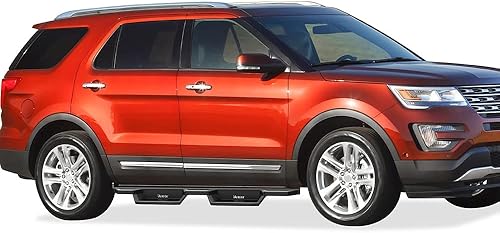 Miniatura 2 de APS Estribos de bolsillo de acero inoxidable, barras laterales compatibles con Ford Explorer 2011-2019 Sport Utility 4 puertas