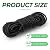Extension Ladder Replacement Rope Compatible with Werner AC30-2 Extension Ladder - Works with All Aluminum & Fiberglass Extension Ladders Parts #6316509 (Black, 2 Pack)