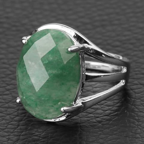 Bague TASLIE en argent avec pierres naturelles Cover