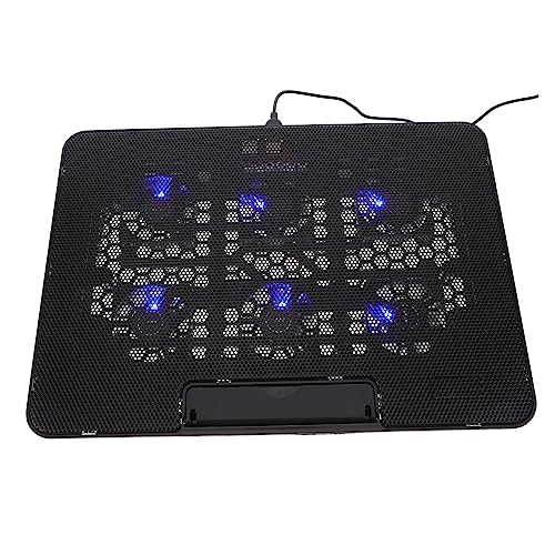 Lurrose Enfriamiento para Laptop Ventiladores Soporte Ajustable para Computadora Portátil Base De Refrigeración Silenciosa