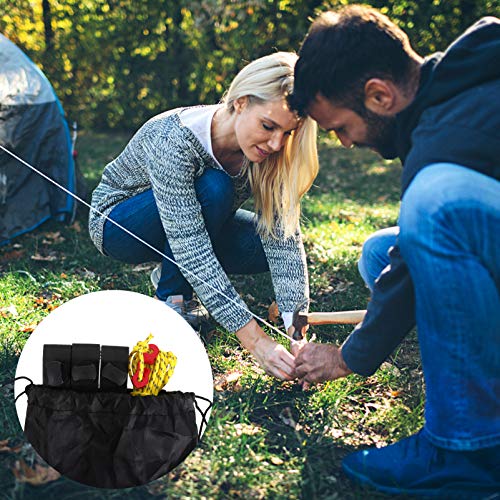 CLISPEED Clipes de Lna Reflexiva Cnjuntde Cabs de Guia de Crda de Barraca Clipes de Lna Aóris de Bar