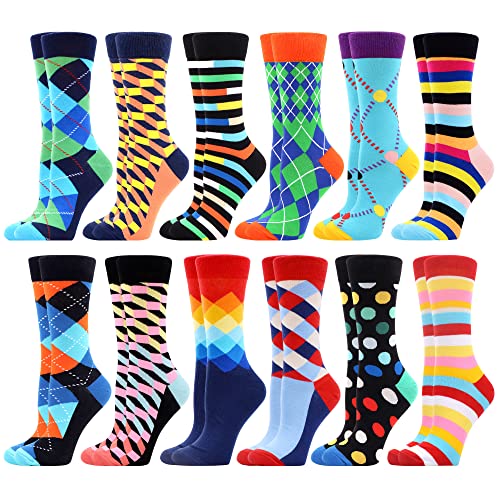 WeciBor Women's Geometric Cotton Socks