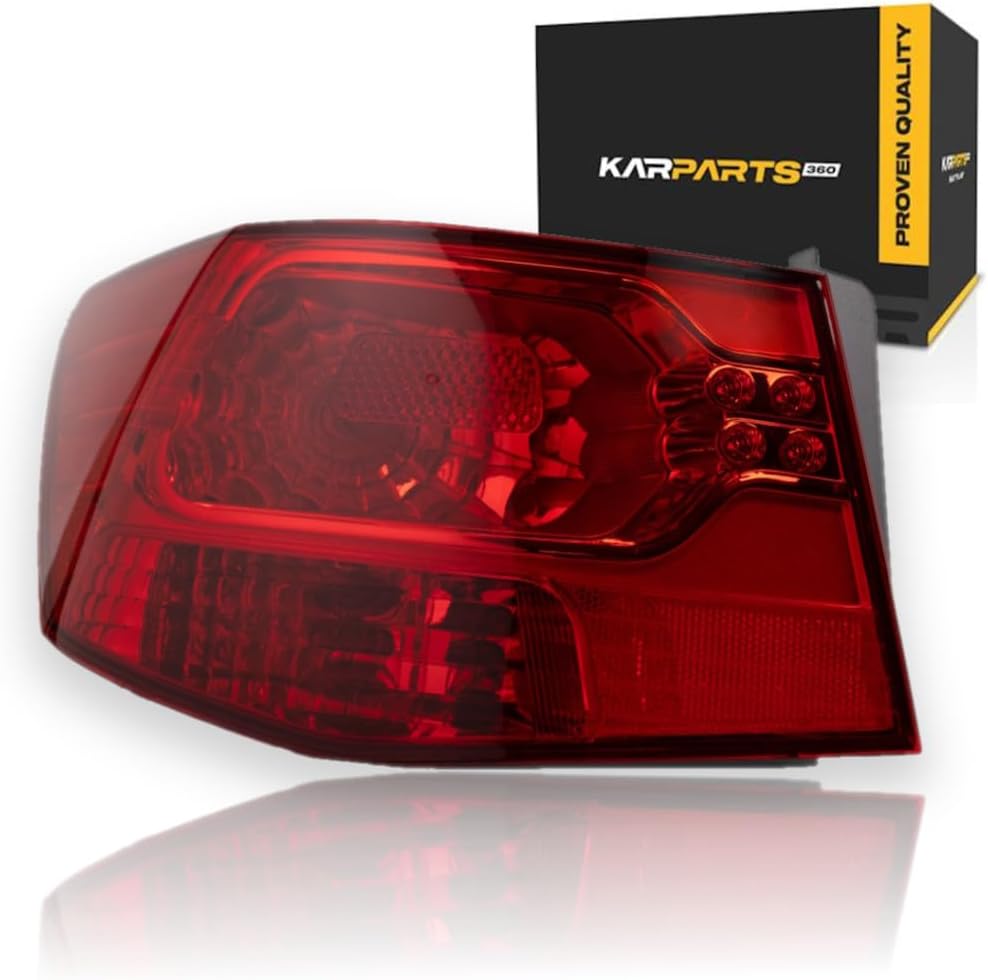CarLights360 For Kia Forte Sedan 2010-2013 Tail Light Assembly CAPA Driver Side For KI2804101 | 92401 1M010
