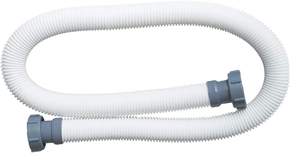 Intex Swimming Pool Hose with Fitting 2 inch Internal Thread, Grey, ø 38 mm x 150 cm