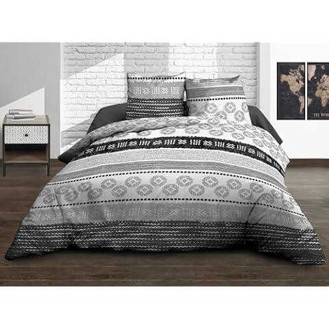 Housse de Couette Yuma Gris Cover