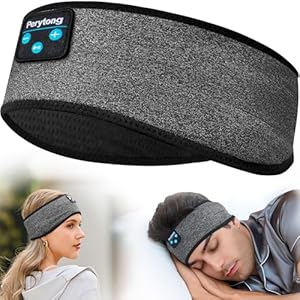 Perytong Sleeping Headphones Bluetooth Headband, S...