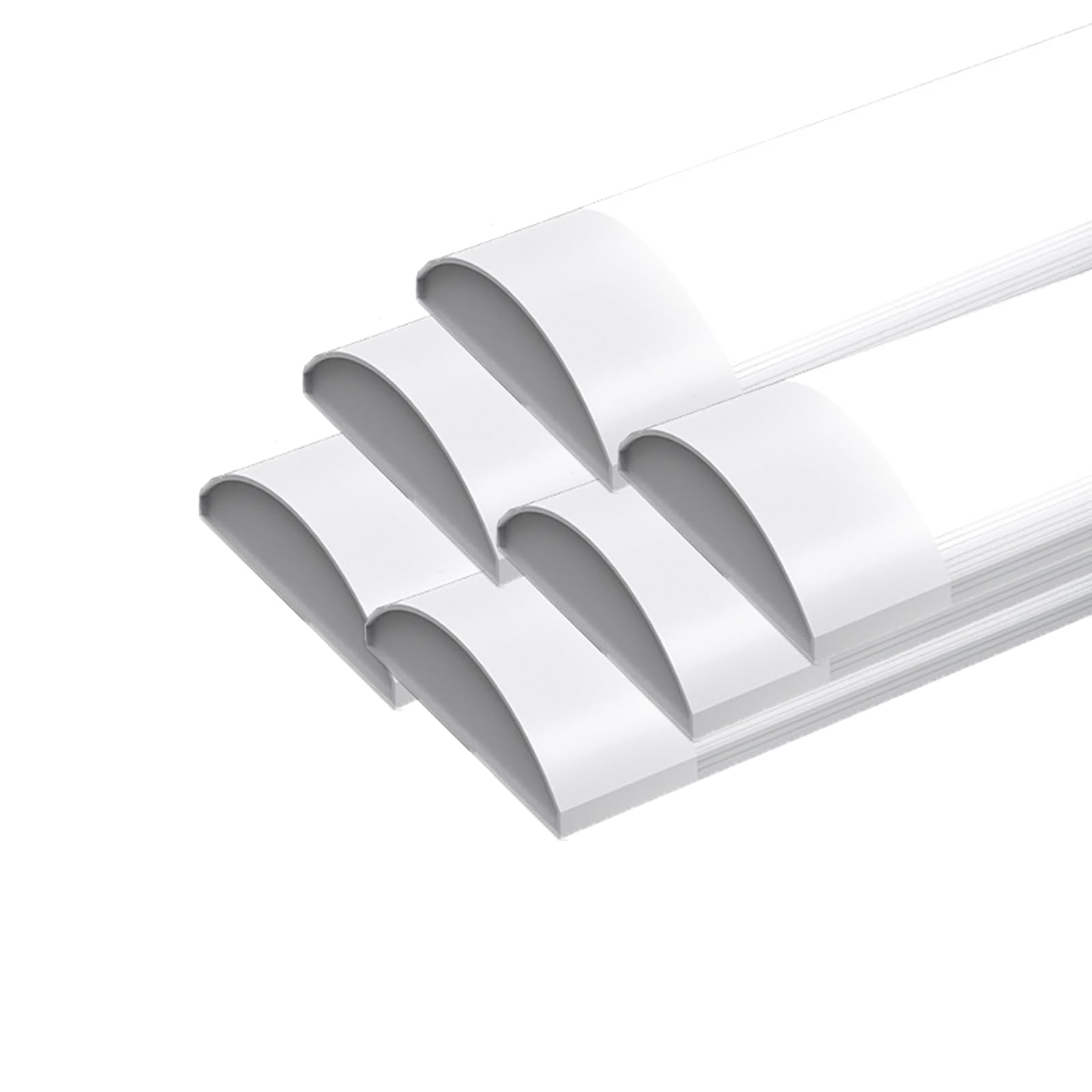 Paquete De 6 Luminarias Lineales LED, 3 Opciones De Color 3000K, 4000K Y 6500K, Tira De Luz Moderna De Aluminio, Iluminación De Bajo Consumo Para Cocina, Garaje, Taller, Techo, 3000K-90cm/35.4in