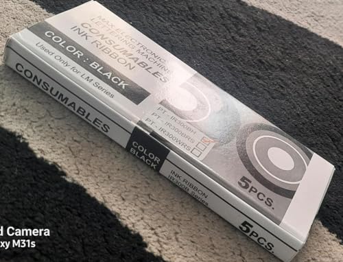 Max Ink Ribbon Cassette LM-IR300B for MAX Lettering Machine LM-370/380/390 Black, 50M {1Box = 5pc} - Image 6