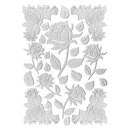 Ideen mit Herz - pegatina deluxe en 3D para bodas, varios diseños de boda, pegatinas en relieve, tamaño del pliego: 21 x 30 cm.