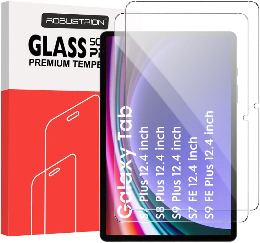 Robustrion Tempered Glass Screen Protector for Samsung Galaxy Tab S9 FE