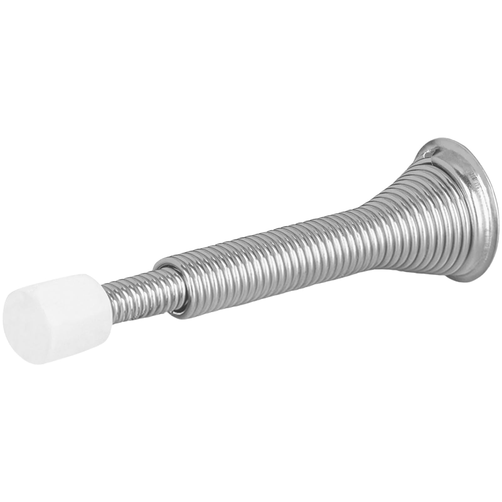 Upgrades Spring Door Stoppers Extendable Wall Guard with Rubber Bumper Heavy Duty Spring Door Stops for Household Extended Stop