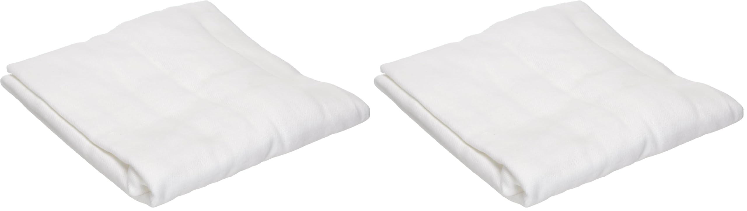 Sous-taie d'oreiller molleton bio Nuit des Vosges en coton blanc durable