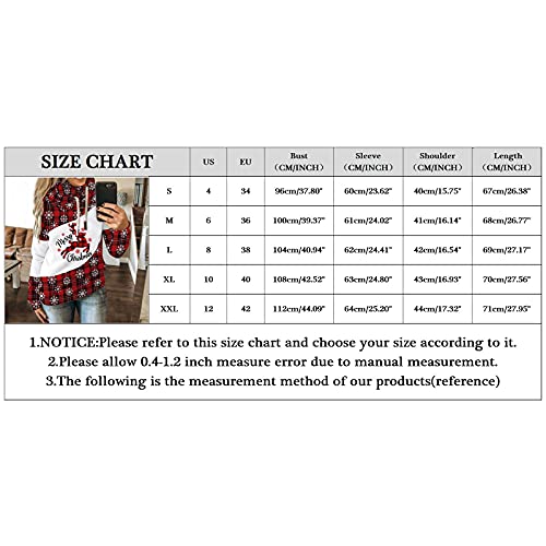 Dames sweatshirt met capuchon lange mouwen met kerstmotief, geborduurd - Afbeelding 7