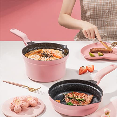 Poêle induction 18cm avec couvercle antiadhésif pour cuisiner sans gras