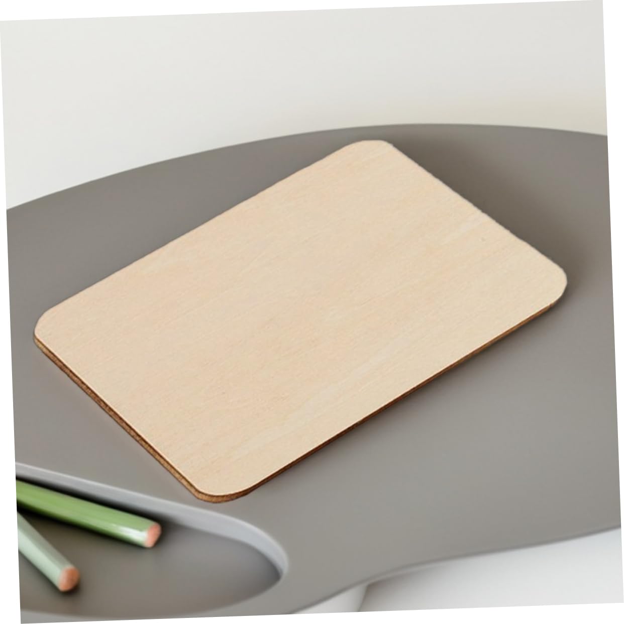 jojofuny 100pezzi Quadrati di Legno Grezzo per Lavori Artigianali per Dipingere e Disegnare per Progetti Fai da Te e Attività Creative Ragazzo Ragazza
