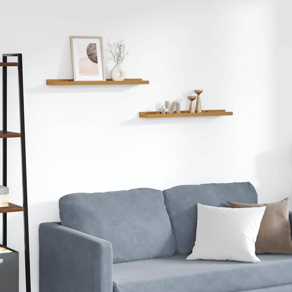Étagère murale flottante beige 60x9x3cm en bois d'ingénierie, étagère d'affichage moderne