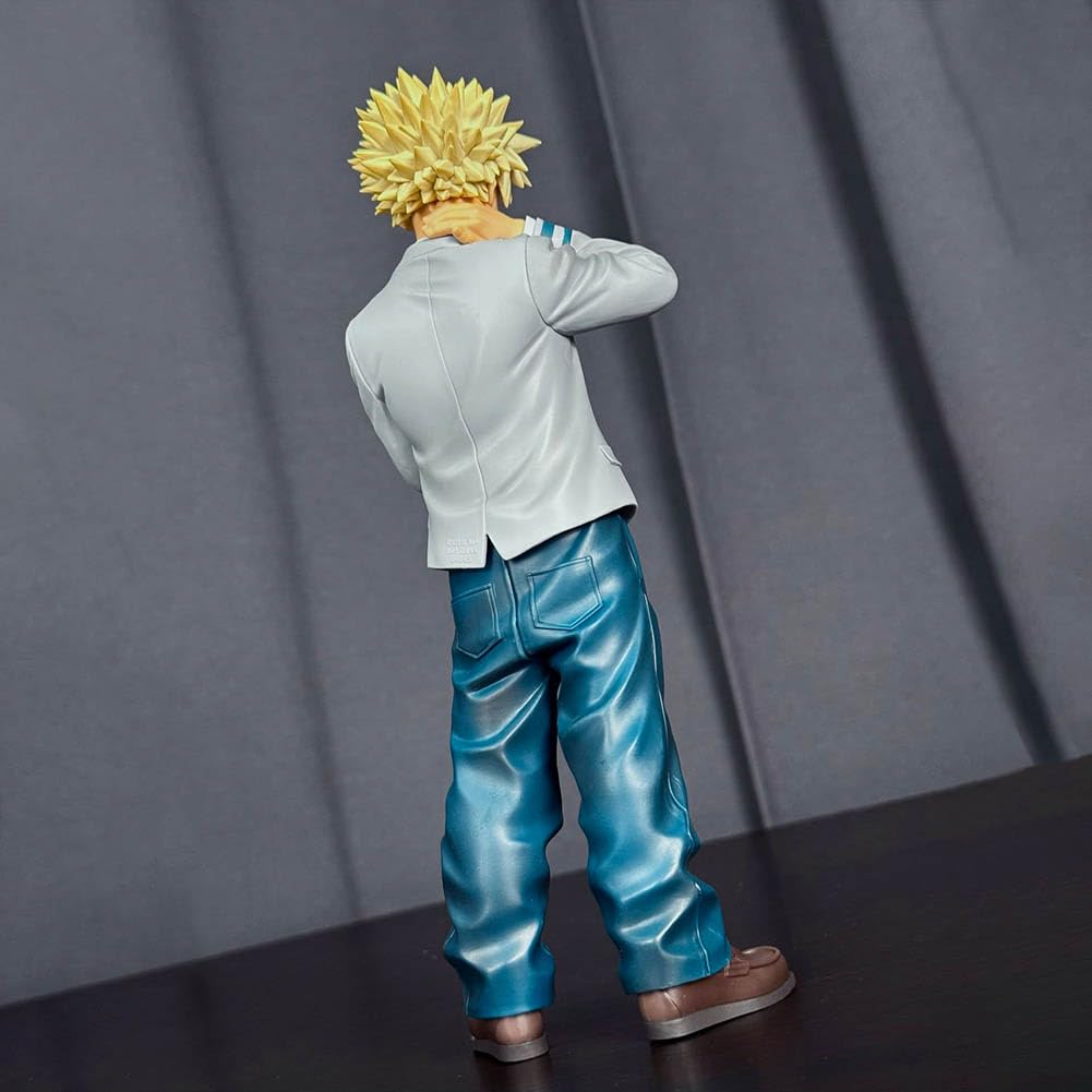 MHA Bakugou Katsuki figurka statuetka 19 cm Anime Bakugou Katsuki Figurka PVC Uniform Style Model MHA Merch, przedmioty kolekcjonerskie, dekoracje na biurko
