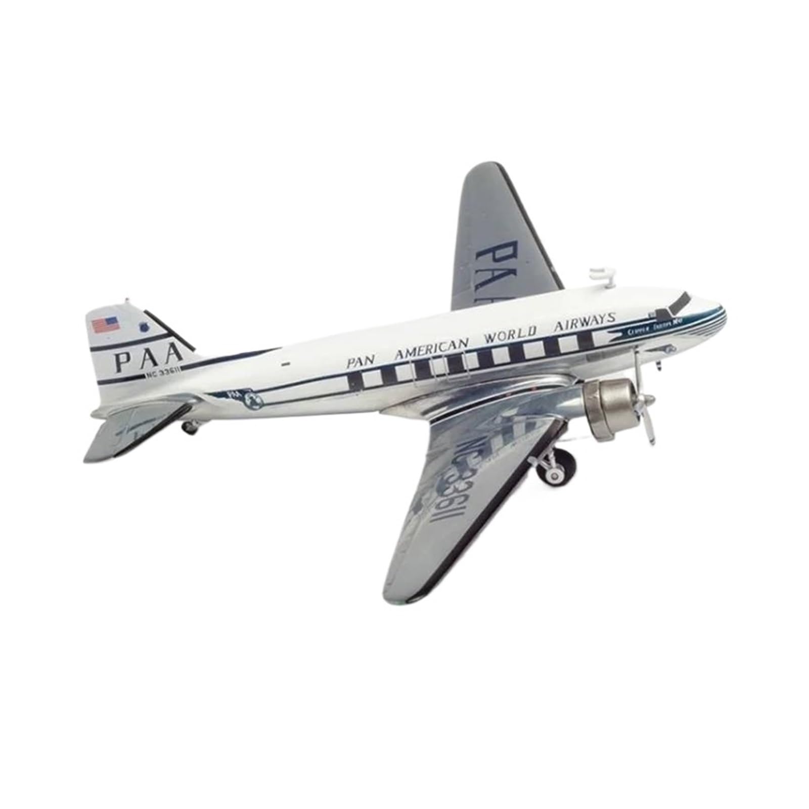 Douglas DC-3 modelo de avión de colección interior que soluciona la falta de espacio 8