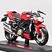 ywjisots Modèle de Moto 1:18 Échelle Street Bike Diecasts & Toy Véhicules Modèle Modèle Moto Collection for Enfants for du-CA-TI Street Fighter S -