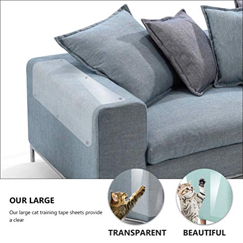 Protetor de sofá Balacoo 6 peças para gatos e gatos contra arranhões e arranhões
