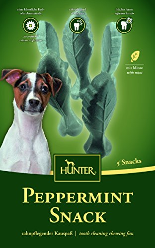 HUNTER PEPPERMINT SNACK Hundesnack mit Minzöl, ohne künstliche Geschmacks- und Farbstoffe