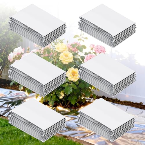 Ztzfacai 6 Pack High Silver Reflective Mylar Film,83'x...