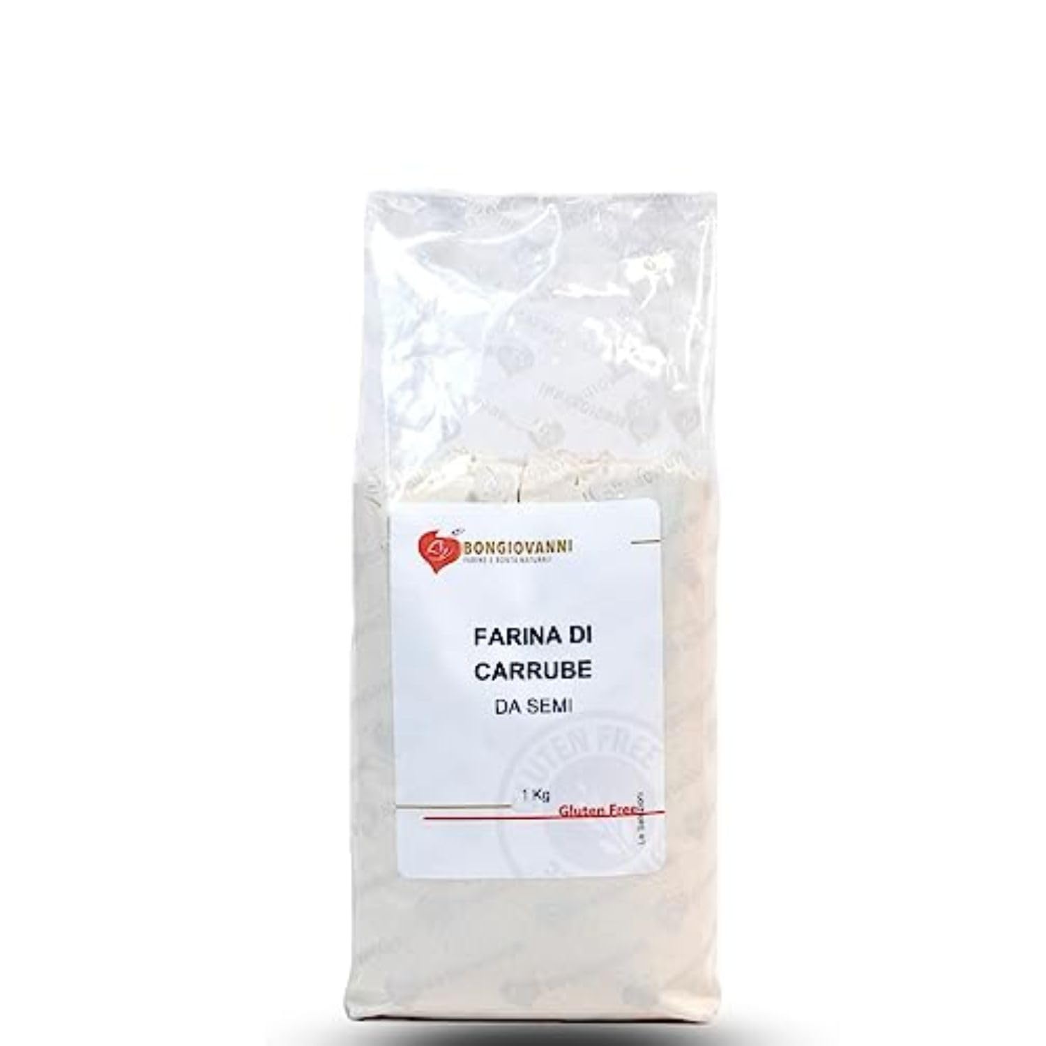 Bongiovanni Farine e Bonta' Naturali Farina di Semi di Carrube, Senza Glutine 1 kg